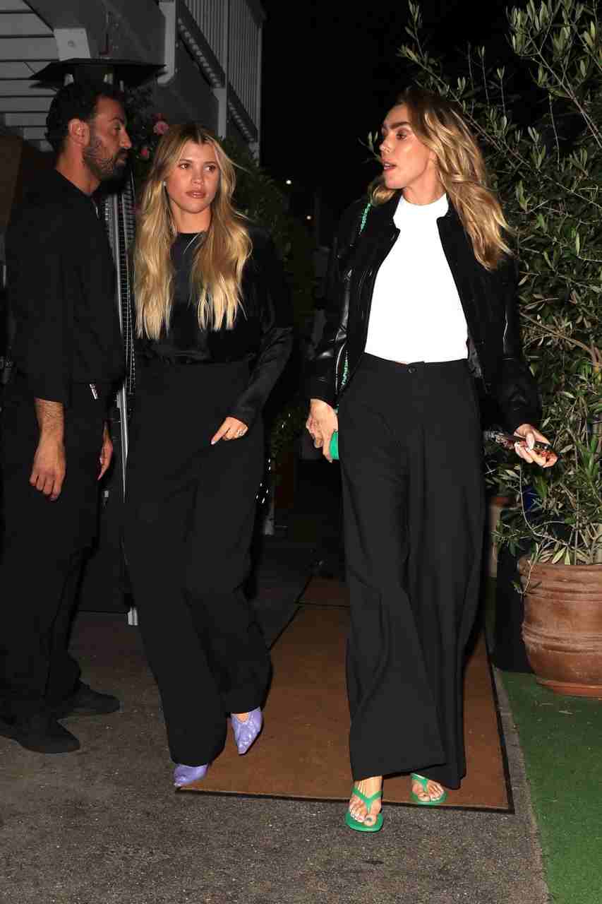 GIRL.BLACK: SOFIA RICHIE AND PETRA ECCLESTONE, AT GIORGIO BALDI, IN SANTA MONICA. PERFECT STYLE.