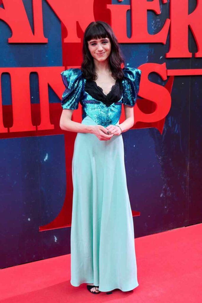 GIRL.BLACK: NATALIA DYER. “STRANGER THINGS”. SEASON 4. PREMIERE, IN MADRID. RESPLENDENT STYLE.