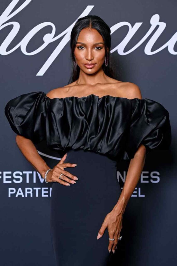 GIRL.BLACK: JASMINE TOOKES. CHOPARD “GENTLEMAN’S EVENING”. EVENT IN CANNES. SUMPTUOUS STYLE.