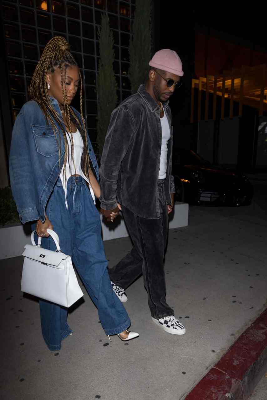 GIRL.BLACK: JADA CRAWLEY. CATCH STEAK GRAND OPENING, IN WEST HOLLYWOOD. PERFECT STYLE.